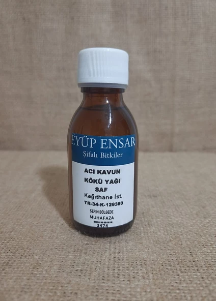 Eyüp Ensar ACI KAVUN KÖKÜ  SAF YAĞI  100 ML ürün görseli 1