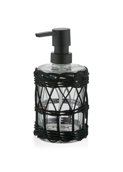 The Mia Rattan Sıvı Sabunluk Siyah 330 ml ürün görseli 1