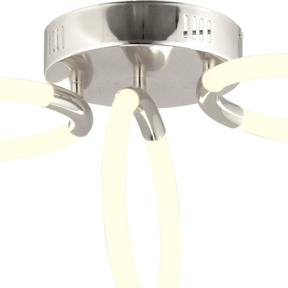 Honos 3lü Krom 39 Watt Plafonyer Led Avize - Resim 3