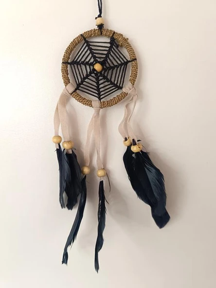 Düş Düşler Kapanı Araba Dikiz Ayna Süsü Dreamcatcher Duvar Süsleri Ev Mini Düş Kapanı ürün görseli 1