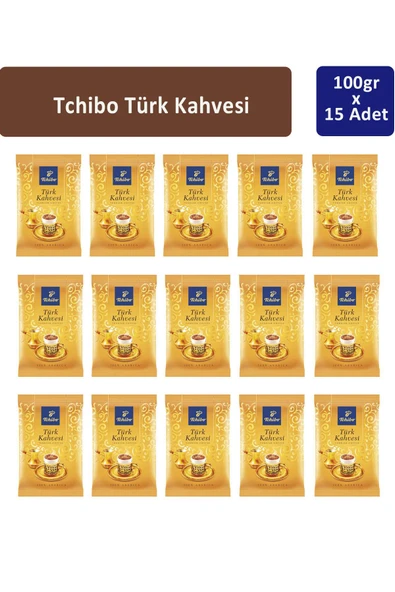 Tchibo Türk Kahvesi 100 gr x 15 Adet ürün görseli 1