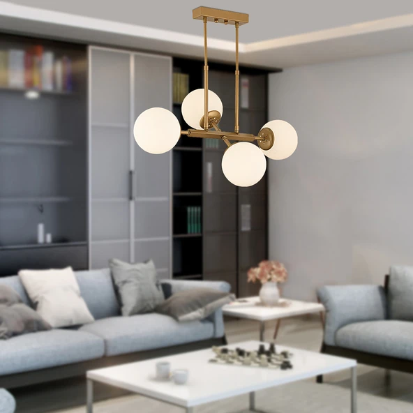 Nazar 4Lü Eskitme Modern Tasarım Yemek Odası, Yatak Odası Salon Avize ürün görseli 1