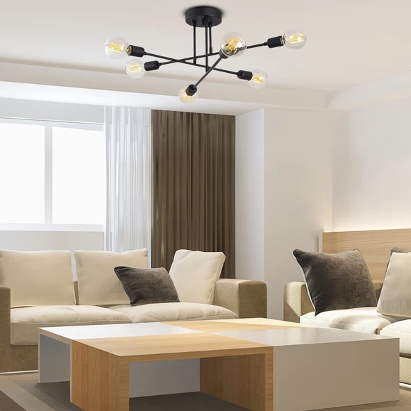 Arman 6 Lı Modern Plafonyer Genç Odası Mutfak Yatak Odası Avize ürün görseli 1