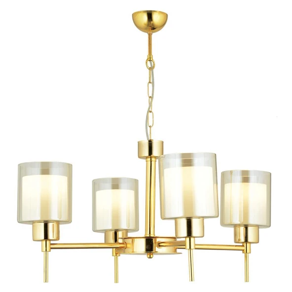 Cemre 4 Lü Gold Modern Yatak Odası Salon Avize ürün görseli 1