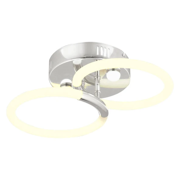 Honos 2li Krom 32 Watt Plafonyer Led Avize - Resim 2