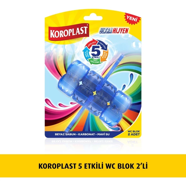 Koroplast Wc Blok 5 Etkili 2 X 50 Gr ürün görseli 1