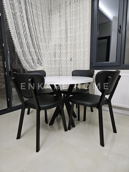 Enkare Papatya Masa Sandalye Takımı - Resim 2