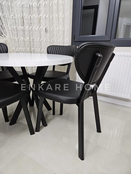 Enkare Papatya Masa Sandalye Takımı - Resim 3