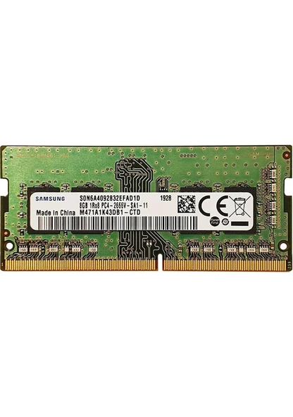 Samsung M471A1K43DB1-CTD 8 GB DDR4 2666 MHz Notebook Ram ürün görseli 1