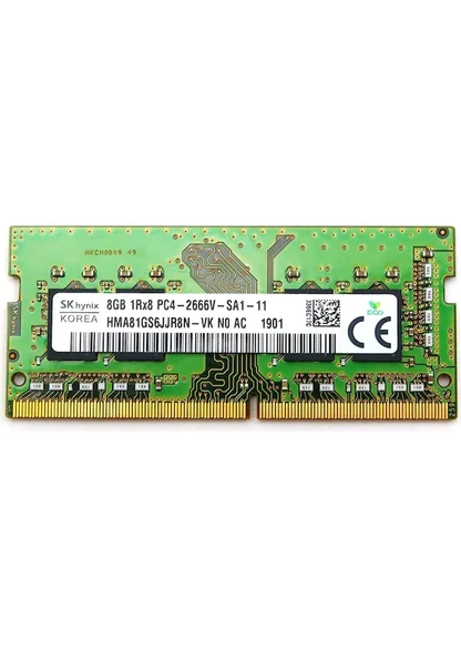 Hynix Hynix HMA81GS6JJR8N-VK PC4-21300 8 GB DDR4 2666 MHz CL19 Laptop Ram PC4-21300 8 GB DDR4 2666 MHz CL19 Laptop Ram ürün görseli 1