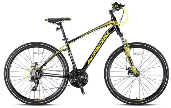 KRON TX 100 28 JANT 21 VİTES MEKANİK DİSK FREN 18" SİYAH SARI HAKİ ürün görseli 1