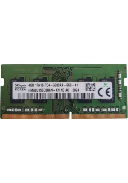 SK Hynix HMA851S6DJR6N-XN 4 GB DDR4 3200 MHz CL22 Notebook Ram ürün görseli 1