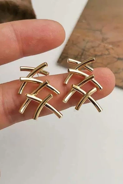 Kadın Özel Tasarım 4 cm Küpe 002 ürün görseli 1