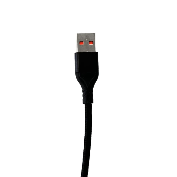 FitPlus 3in1 USB to Type-C / Lightning / Micro 1.2m Örgü Şarj Kablosu - Resim 2