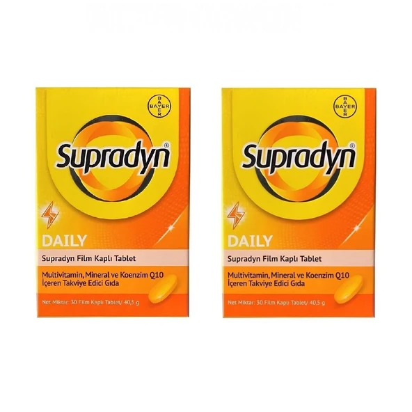 Supradyn Daily Koenzim Q10 30 Tablet 2'li ürün görseli 1