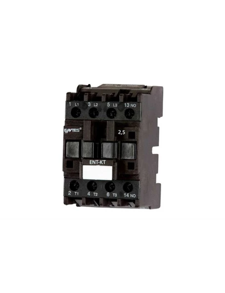 Entes M2150 ENT-KT-2,5-C10 Kompanzasyon Kontaktörü 200-240VAC 1,4kVar/400-44VAC 2,5 kVar 1NA ürün görseli 1