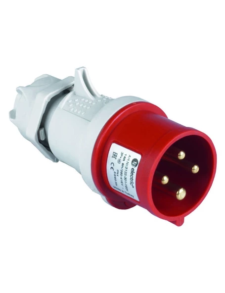 Tp Electric 3122-301-1601 4X16A CEE Norm Düz Fiş Vidalı IP44 ürün görseli 1