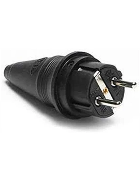 Schneider 3201-301-0300 Monofaze 1*16A Kauçuk Düz Fiş ürün görseli 1