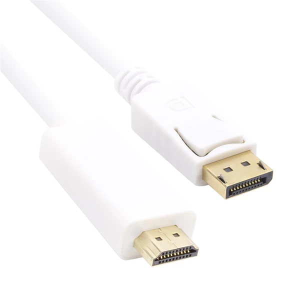 Vcom CG605L-1.8 Beyaz 1.8MT Display Port Erkek To Hdmi Erkek Kablo ürün görseli 1