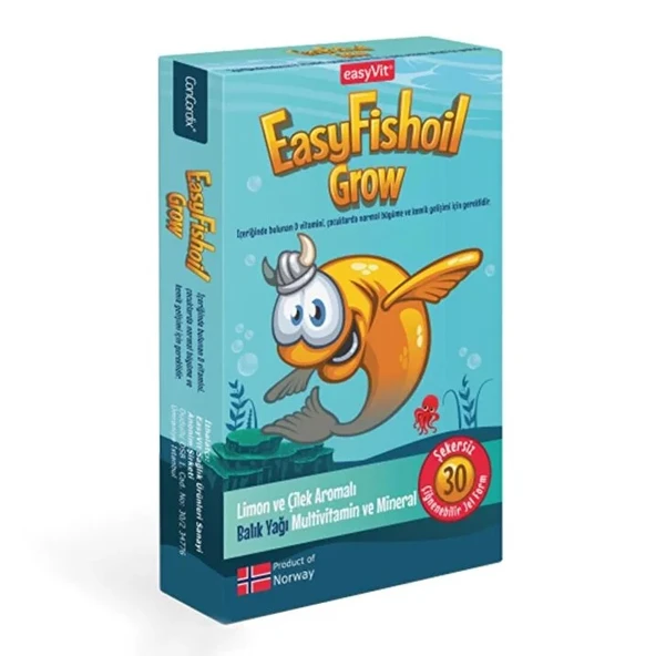 EasyFishoil Grow 30 Jel Tablet ürün görseli 1