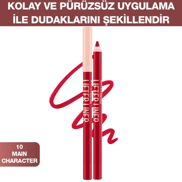 Maybelline New York Lifter Liner Dudak Kalemi - 10 Main Character ürün görseli 1