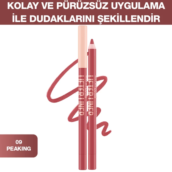 Maybelline New York Lifter Liner Dudak Kalemi - 09 Peaking ürün görseli 1