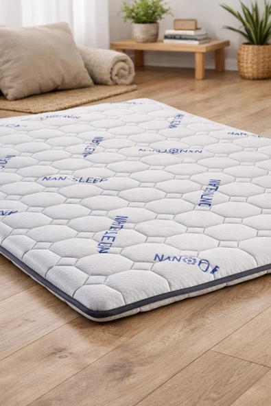 Artex Nano 5cm Sünger Şilte 90x190 Ped Yatak Şiltesi Pedi Topper Katlanabilir Katlanır ürün görseli 1