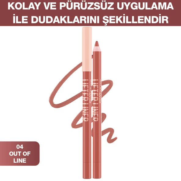 Maybelline New York Lifter Liner Dudak Kalemi - 04 Out Of Line ürün görseli 1