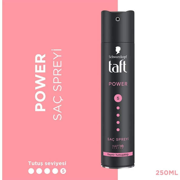 Taft Saç Spreyi Power no : 5 Kaşmir Yumuşaklığı 250 ml ürün görseli 1