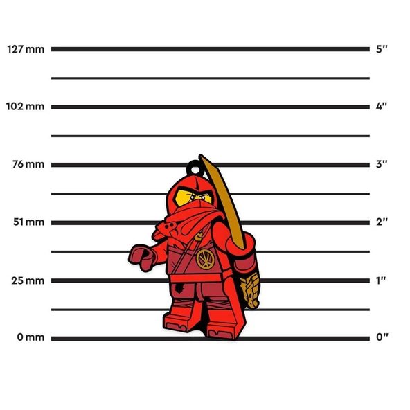 LEGO Ninjago 53347 Kai Silicone Magnet - Resim 3