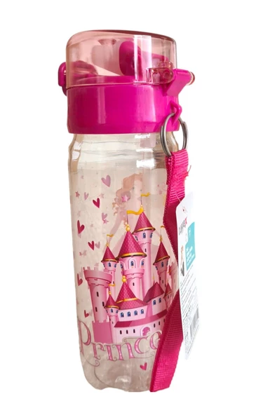 Tuffex Matara Pipetli 500Ml Solo Tp705 Pembe Prenses Desenli ürün görseli 1