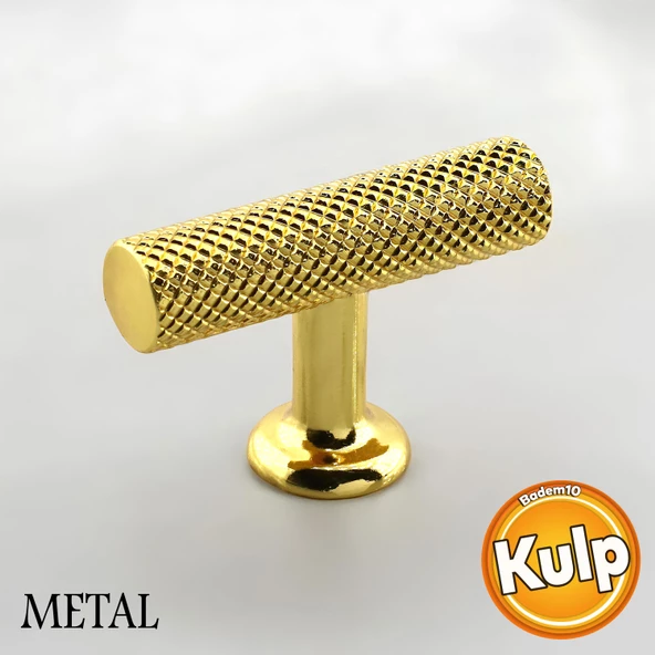 Doruk Kulp Düğme Altın Gold Metal Mobilya Mutfak Dolabı Çekmece Dolap Kulpları Kapak Kulpu Kulbu ürün görseli 1