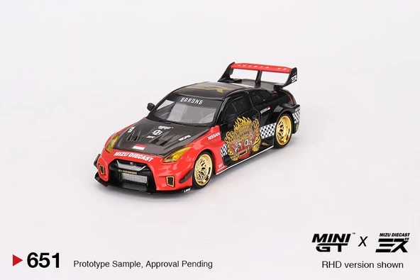 Mini GT LB-Silhouette WORKS GT NISSAN 35GT-RR Ver.1 “BARONG” MINI GT x MIZU 651 ürün görseli 1