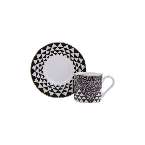 DECORIUM PORSELEN KAHVE FİNCANI TAKIMI 12 PARÇA ASAF M06529 ürün görseli 1