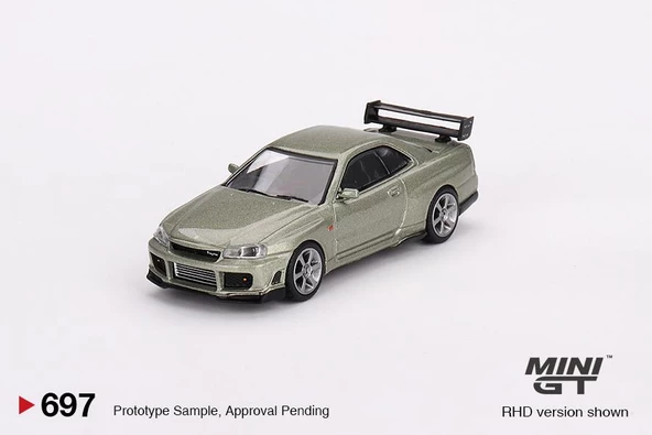 Mini GT Nissan Skyline GT-R (R34) Tommykaira R-z Millenium Jade 697 ürün görseli 1