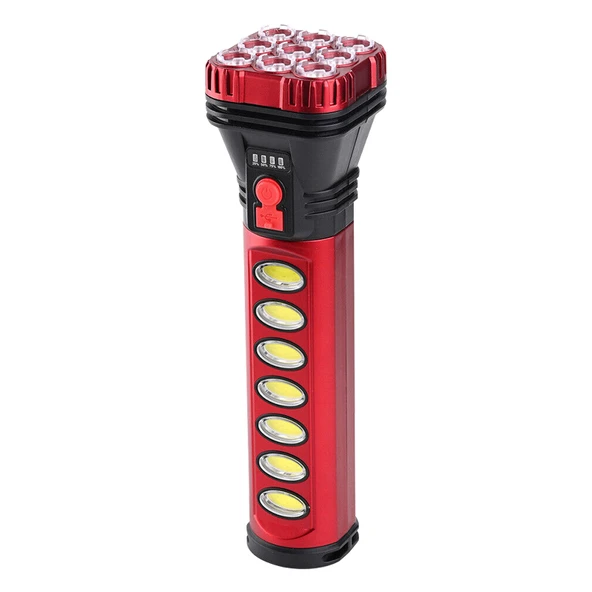 Powermaster HB-707-2 9+4 Ledli Solar + Şarjlı El Feneri ürün görseli 1