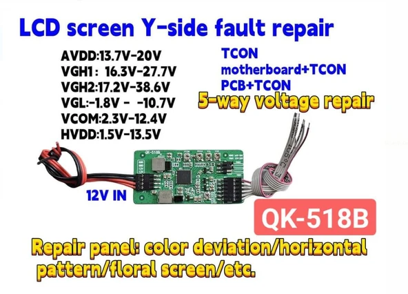 LCD PANEL REPAİR KART QK518B ürün görseli 1