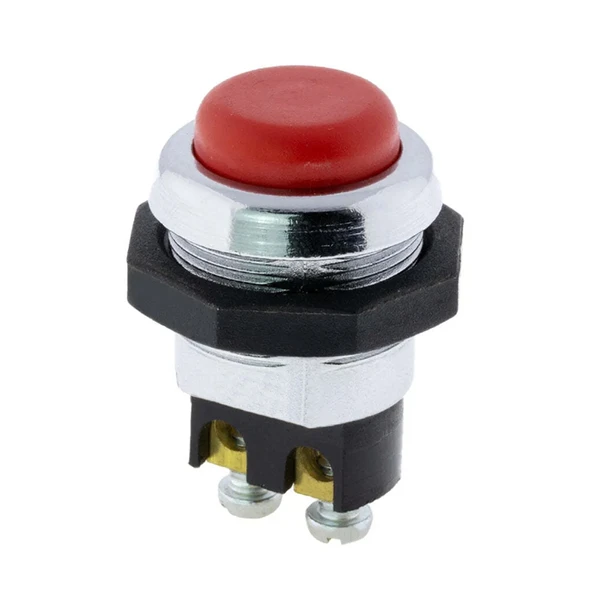 Powermaster IC-180-1 Yaylı 22 Mm Metal 2 Pin Marş - Korna Butonu ürün görseli 1