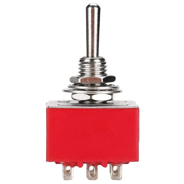 IC-148B  9 Pin On-Off Ø6mm Toggle Switch MTS-303 - Resim 7
