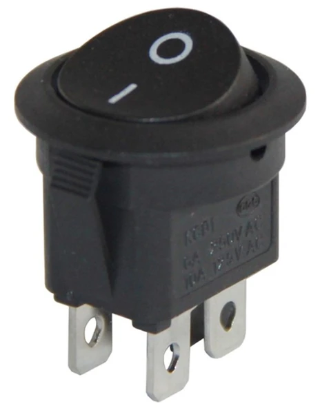 IC-133-4 Yuvarlak Işıksız 4P On-Off Anahtar ürün görseli 1