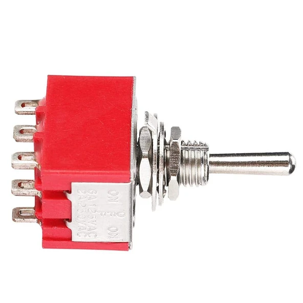 IC-148B  9 Pin On-Off Ø6mm Toggle Switch MTS-303 - Resim 8