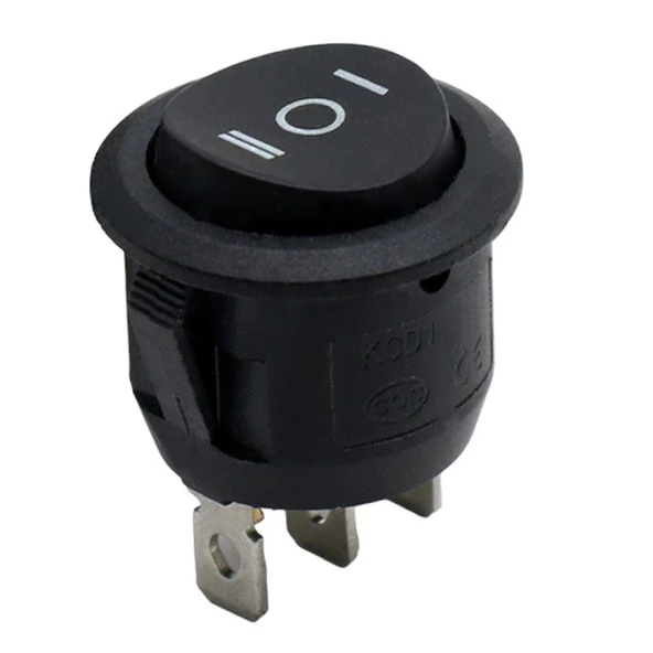 IC-134 Yuvarlak Işıksız On-Off-On 3P Anahtar ürün görseli 1