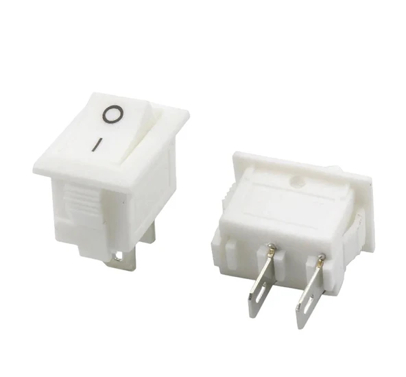 IC-120B Mini Işıksız On-Off 2P Anahtar Beyaz ürün görseli 1