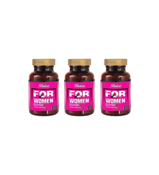 Balen For Woman 620 mg 120 Kapsül 3 Adet ürün görseli 1