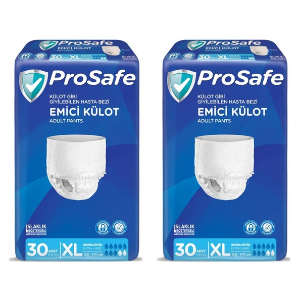 Prosafe Ekstra Büyük Boy (XL) 30'lu 2 Paket Yetişkin Emici Külot ürün görseli 1