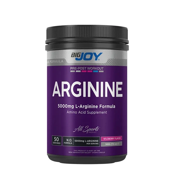 Big Joy L-Arginine Powder 500 Gr Arjinin ürün görseli 1