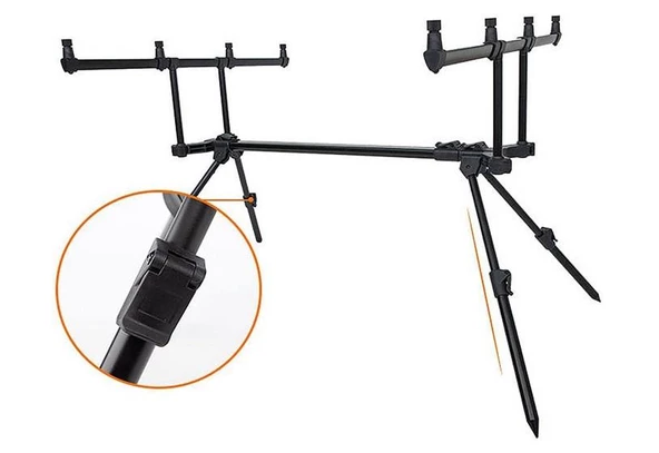 Captain 7646 Carp Sehpa Alarm Swinger 4lü Combo SET - Resim 7