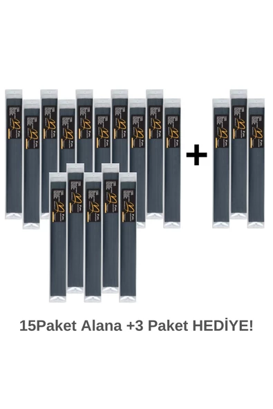 Bemoold P (PP) Siyah Geniş Kaynak Elektrotu-15 Paket+3 Hediye ürün görseli 1