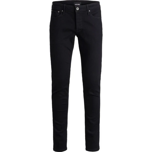 JACK JONES Glenn Model Siyah Dar Paça Kot Pantolon 12152346 ürün görseli 1