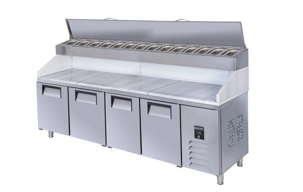 Iceinox Make Up Buzdolabı Mermerli 650 Lt - Resim 2